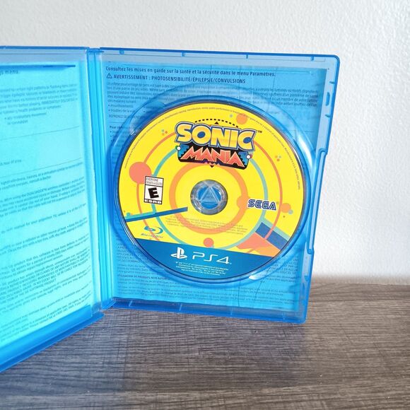 Sonic Mania (Sony PlayStation 4, PS4)  No Manual - Picture 2 of 4